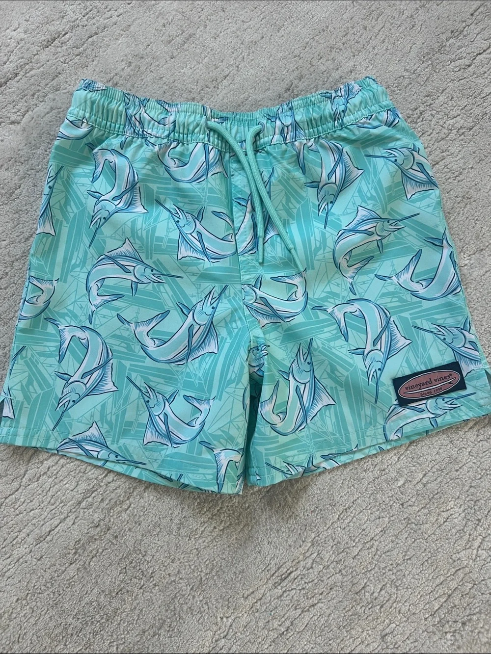 Vineyard Vines Mint Teal Marlin Swim Hybrids